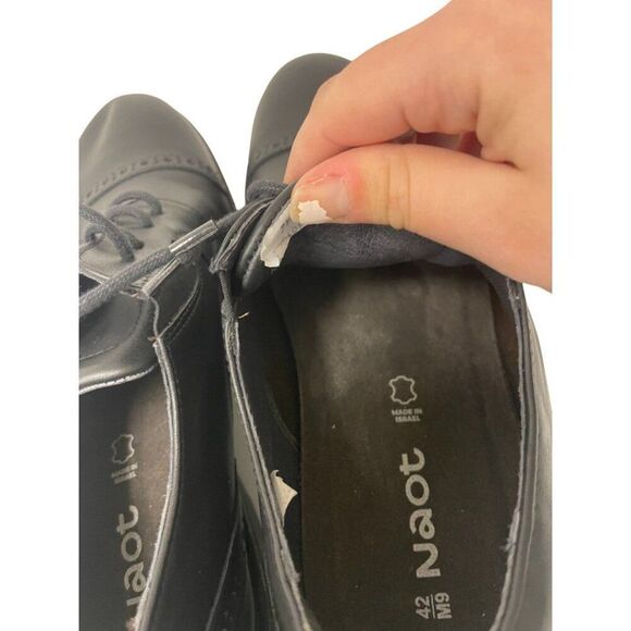 Naot Mens Bondos Oxford Dress Shoes Size EU 43 US 9 Black Lace Up Leather NWOB main image 9